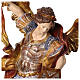 Saint Micheal of G. Reni finished in antique pure gold s2