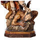 Saint Micheal of G. Reni finished in antique pure gold s3