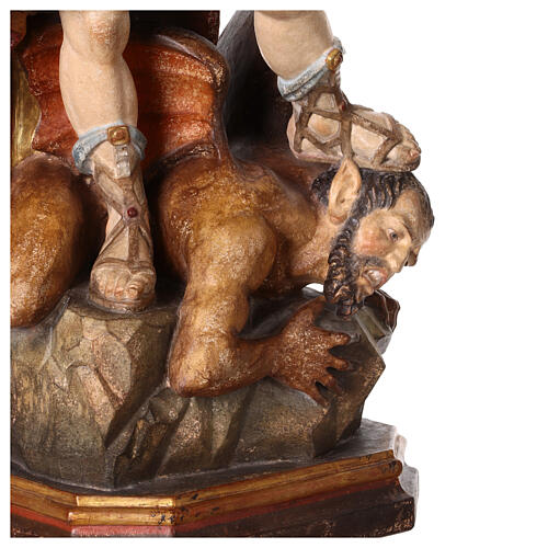 São Miguel Guido Reni ouro maciço antigo 7