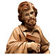Saint Joseph the artisan statue burnished in 3 colours s2