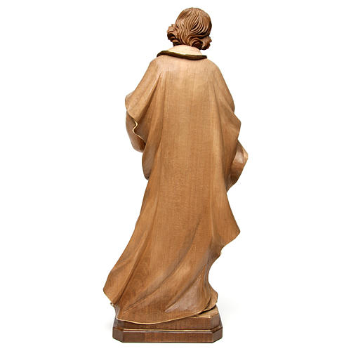 Saint Joseph the artisan statue burnished in 3 colours 5
