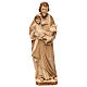 Saint Joseph with Baby Jesus statue burnished in three colours realistic style s1