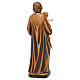 Statua San Giuseppe con Bambino colorato realistico s5