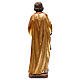 Saint Joseph with Baby Jesus statue finished in pure gold Val Gardena s5