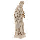 Saint Joseph and Baby Jesus statue in natural wood s4