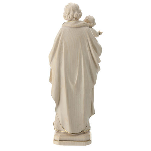 Saint Joseph avec Enfant cire fil or Val Gardena 5