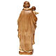 Saint Joseph and BabyJesus statue burnished in three colours s5