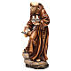 Saint Francis statue coloured realistic style s3