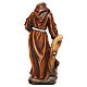 Saint Francis statue coloured realistic style s5