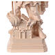 Saint Florian statue in natural wood s4