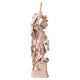 Saint Florian statue in natural wood s6