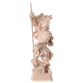 Estatua San Florian madera natural