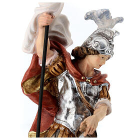 Saint Florian statue coloured