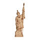  Saint Florian statue realistic style in wax and gold thread  s1