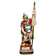 Statue Saint Florian réaliste bois coloré s1