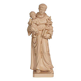 Statue St Antoine avec Enfant cire fil or