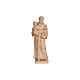 Saint Anthony statue with Baby Jesus in wax decorated with gold thread s2