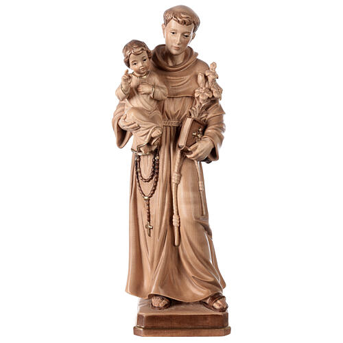 Saint Anthony with Child statue burnished in 3 colours 1