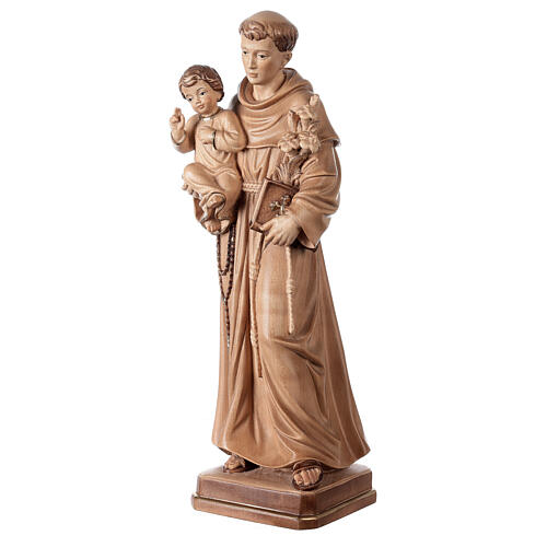 Saint Anthony with Child statue burnished in 3 colours 3