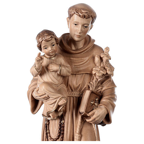 Saint Anthony with Child statue burnished in 3 colours 4
