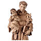 Sant'Antonio con Bambino Val Gardena brunito 3 colori s4