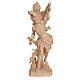 Saint Sebastian statue in natural wood of Val Gardena s1