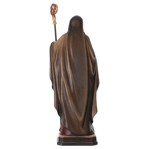 Saint Benedict statue coloured Val Gardena 5