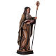 Saint Benedict statue coloured Val Gardena s4