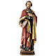 Saint Peter statue in coloured wood s1