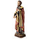 Saint Peter statue in coloured wood s3