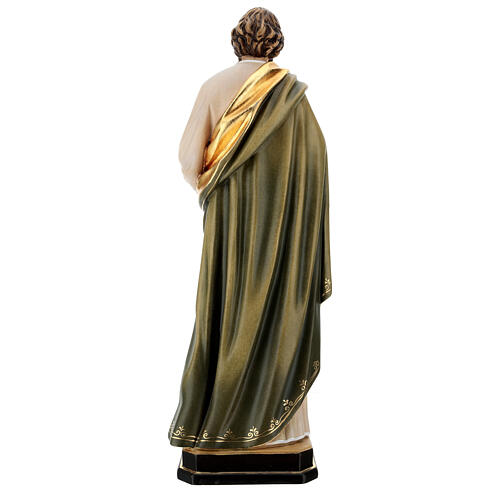 Saint Paul statue in coloured wood 5