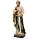 Saint Paul statue in coloured wood s3