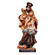 Saint John of Nepomuk coloured statue Val Gardena s1