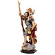 Saint Christopher statue in coloured wood s5