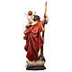 Saint Christopher statue in coloured wood s6