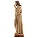 Estatua Jesús Misericordioso madera natural s4