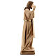 Estatua Jesús Misericordioso madera natural s6