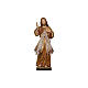Divine Mercy statue painted in antique pure gold and silver finish s2