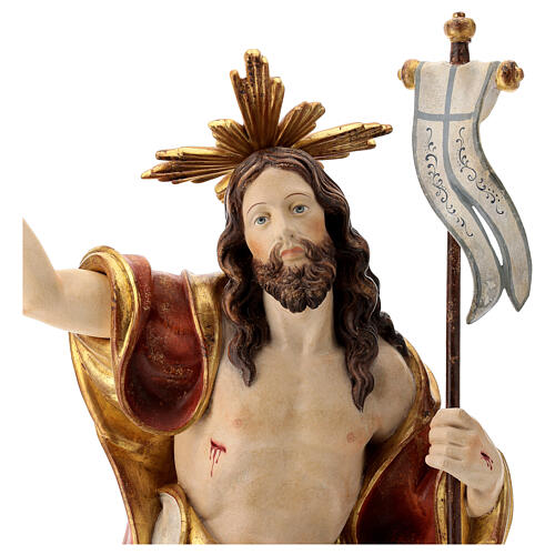 Risen Christ statue painted in antique pure gold finish 2