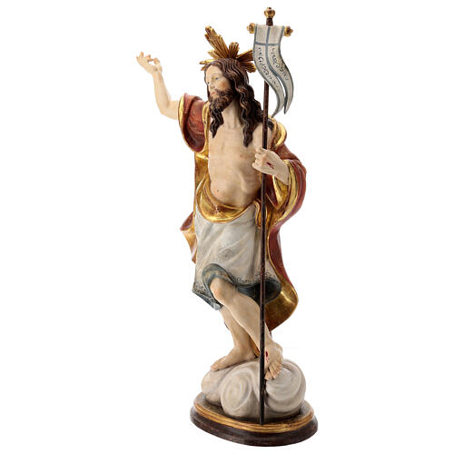 Risen Christ statue painted in antique pure gold finish 3