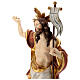 Risen Christ statue painted in antique pure gold finish s4