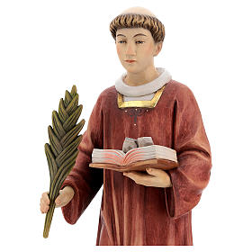 Saint Steven in coloured wood of Valgardena