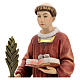 Saint Steven in coloured wood of Valgardena s5
