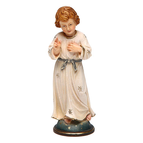 Statue of Adolescent Jesus Christ in wood 12 cm in elegant box 1