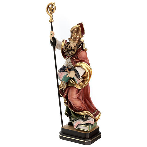 Valgardena coloured wooden statue of Saint Urban 3
