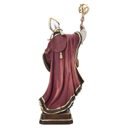 Valgardena coloured wooden statue of Saint Urban 12