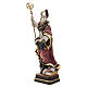 Valgardena coloured wooden statue of Saint Urban s4