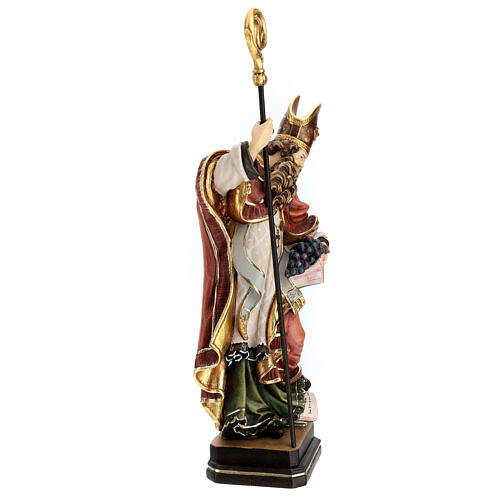 Valgardena coloured wooden statue of Saint Urban 5