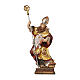 Holzstatue Bischof mit goldenen Details, Grödnertal s1