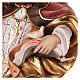 San Gregorio con colomba legno colorato Valgardena s4
